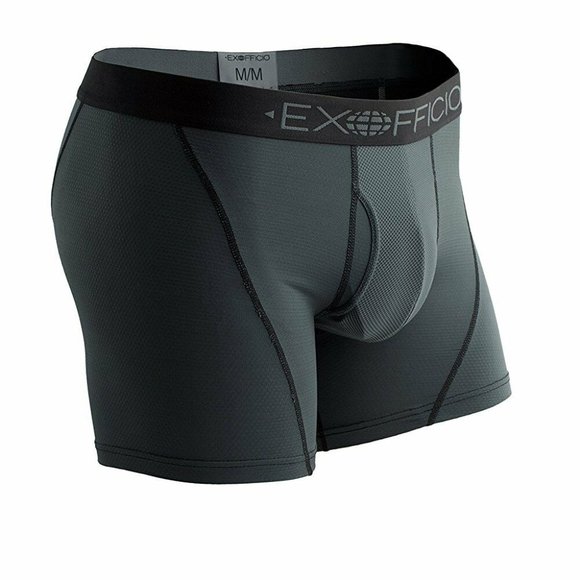 Exofficio Men's Give-N-Go Sport Mesh 6-inch Boxer Brief Phantom - 1241-2336 - Picture 1 of 1